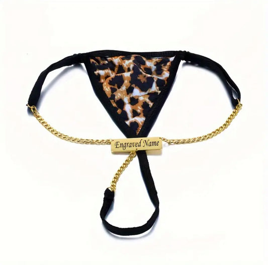BLKnWLD Leopard Thong