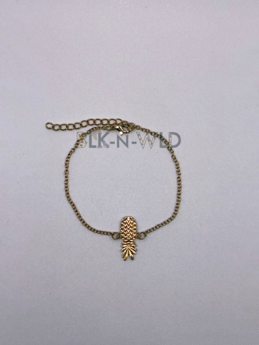 Upside Down Pineapple Anklet