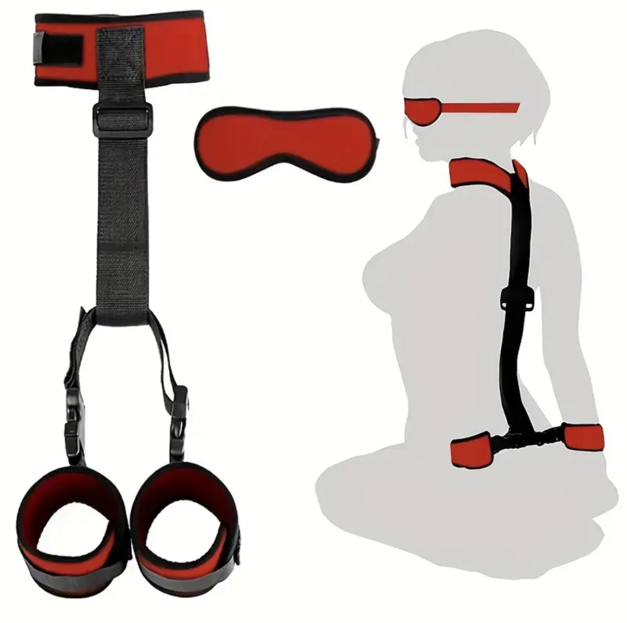 Neck Restraint & Handcuffs Set
