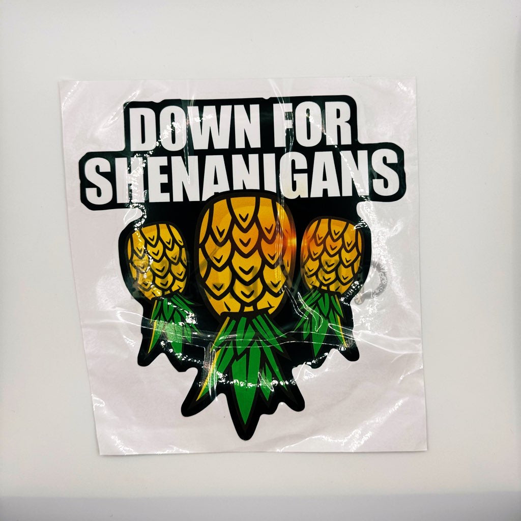 Upside Down Pineapple Stickers