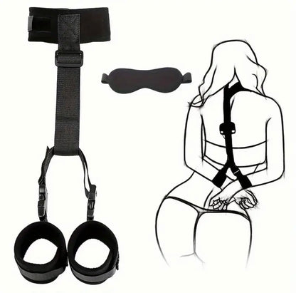 Neck Restraint & Handcuffs Set