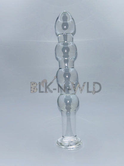 Beaded Glass Anal Massagers