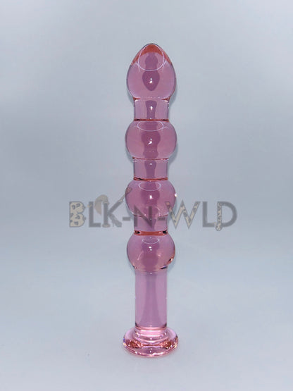 Beaded Glass Anal Massagers